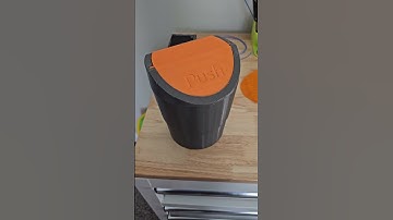 The "not recommended"👎 auto trash can #3dprinting #bambulabs #automotive #trash #trashcan