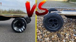 Evolve GTR AT wheels vs Street wheels comparison