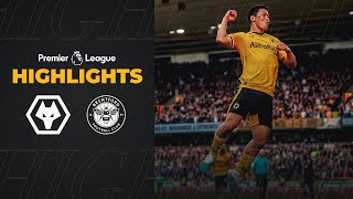 Diego Costa scores first Wolves goal! | Wolves 2-0 Brentford | Highlights