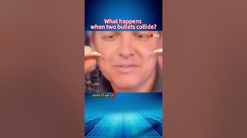 What happens when two bullets collide? #knowledge #science #shortvideo #shorts