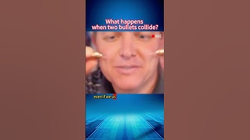 What happens when two bullets collide? #knowledge #science #shortvideo #shorts
