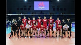 Japan volleyball training in Goiânia-BR - Serve Receive - YANAGIDA, Masahiro KOGA, Taichiro