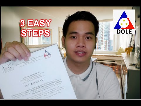 Paano mag-apply ng DOLE Certificate NCR Online | 3 Easy Steps | Tagalog | SSS Unemployment Benefit