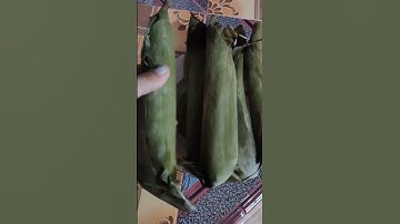 Thumbnail of lontong Nasi bungkus daun pisang.