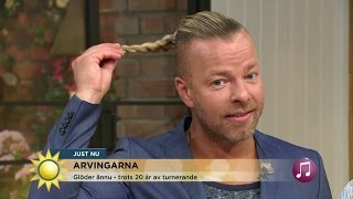 Video thumbnail of "Arvingarna om karriären och 90-talshysterin - Nyhetsmorgon (TV4)"