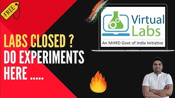 Virtual Labs 🧪| Online Experiments 🔥| Free for every Student |MHRD India |How to Use| Tutorial Hindi