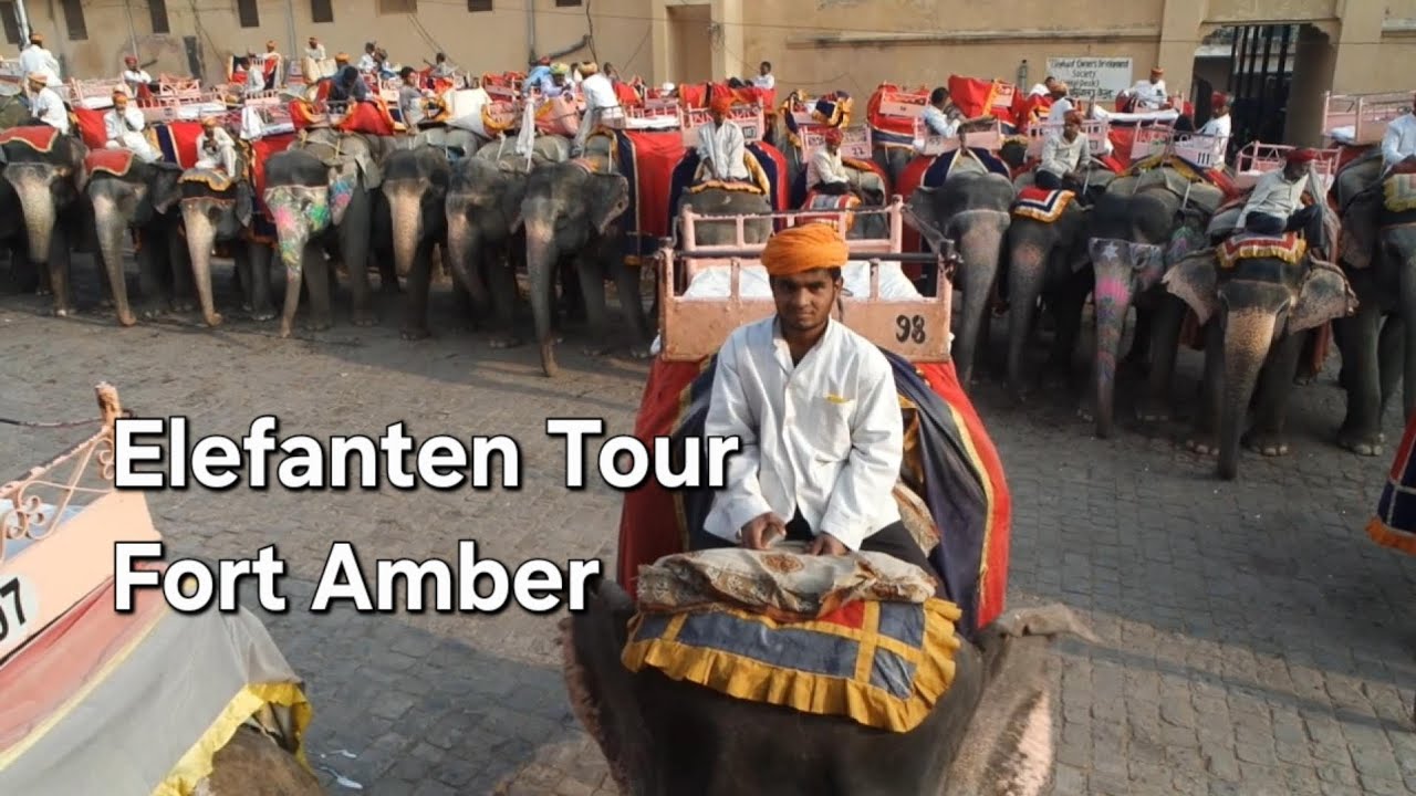 Fort Amber Jaipur Elefanten Tour 2017#lndia #jaipur #rajasthan #elefanten #fortamber