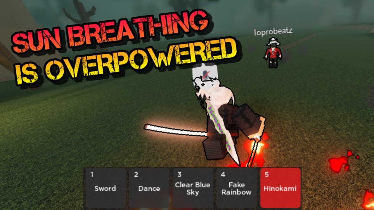 Sun Breathing 1 Shot Combo Rogue Demon #robloxfyp #roguedemon