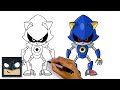 How To Draw Metal Sonic | Sonic The Hedgehog