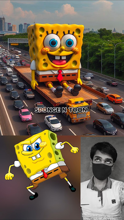 SpongeBob Team But Giant 😲🙀💥| SpongeBob SquarePants #shorts #spongebob #trending