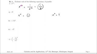 Math 120 section 0 ex 1-2