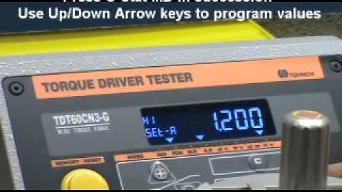 Tohnichi TDT3-G Torque Driver Tester