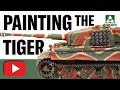  masking  painting a unique tiger 1 camouflage scheme using new  atom by mig acrylics