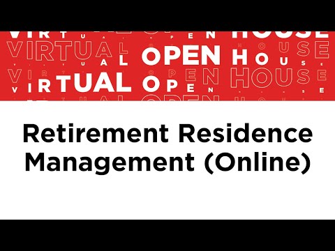 Retirement Residence Management (Online)