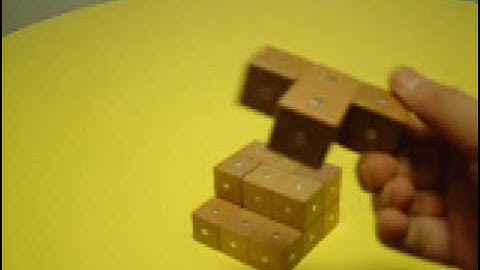 soma cube (wooden puzzle) new edition