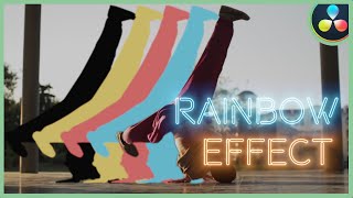 How To Make The Rainbow Freeze Effect | DaVinci Resolve 17 |