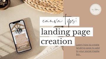 How To Create Your Own Landing Page with Canva (for FREE!)