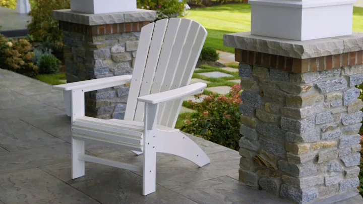 POLYWOOD® Nautical Curveback Adirondack Chair - AD610