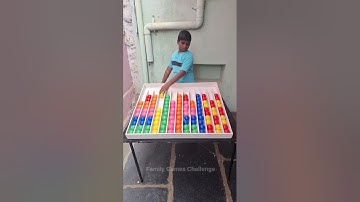 Amazing strategy sorting color ball game solve challenge really fast and fun