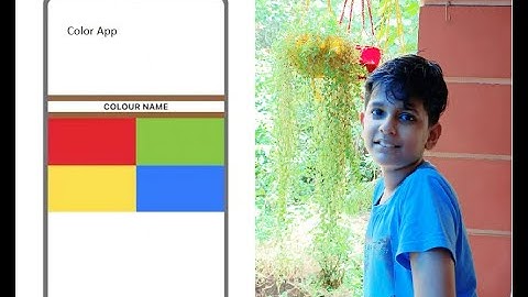 Thunkable Tutorials| ColorApp |Mobile App Development| Siddharth Kollon