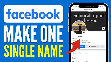 How To Make One Single Name on Facebook (2024)