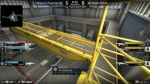 Pro Gaming - CS:GO, NiP vs Swole Patrol, Map 2 - Nuke (24th of October 2018), EPICENTER 2018