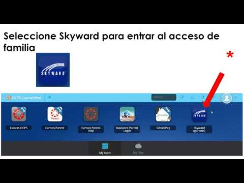 How to use Skyward Family Access in OCPS - Spanish