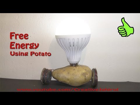 How to Make Free Energy at home | Get Electricity| Using Potato | TUTORIAL