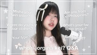 Who is jorgina kei? Q&A 🎀🍀 | answering 80+ questions & draw with me | jorginakei