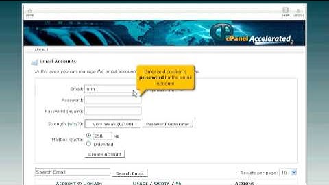 Hostsary.com Cpanel Video Tutorial X3  POP3 Mail