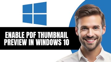 PDF-miniatuurvoorbeeld inschakelen in Windows 10