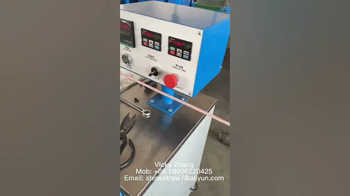 Twisted 2 Colors Plastic Straw Extrusion Machine