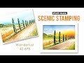 PB&J | Scenic Stamping Two Ways | Wanderlust