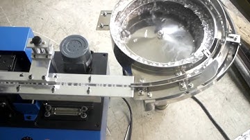 Automatic LED lead cutter forming machine with Feeder bowl