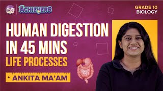 Digestive System in Human Beings - Life Processes Class 10 science (Biology) CBSE Concepts | BYJU'S