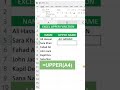 Convert Text to Uppercase in Excel | UPPER Function #Excel #Shorts