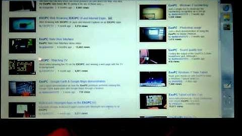 ExoPC - Internet Explorer 9 demonstration