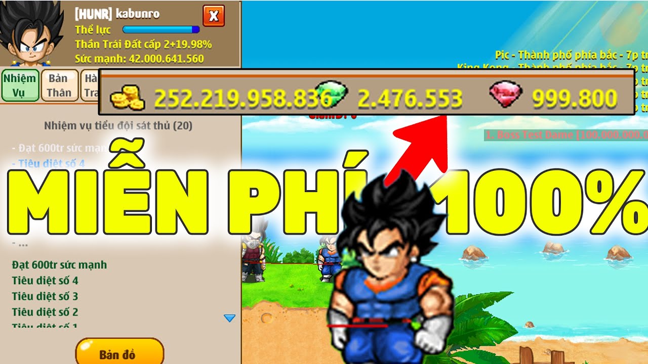 Ngọc Rồng Lậu - Server Miễn Phí Vĩnh Viễn - Không Mở Thành Viên - Không Thu Phí - Không Nạp