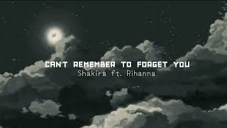 Shakira ft. Rihanna - Can't remember to forget you | sped up (Lyrics) Resimi
