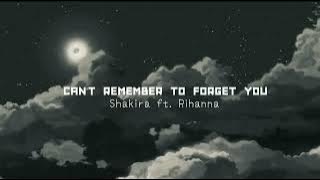 Shakira ft. Rihanna - Can't remember to forget you | sped up (Lyrics)