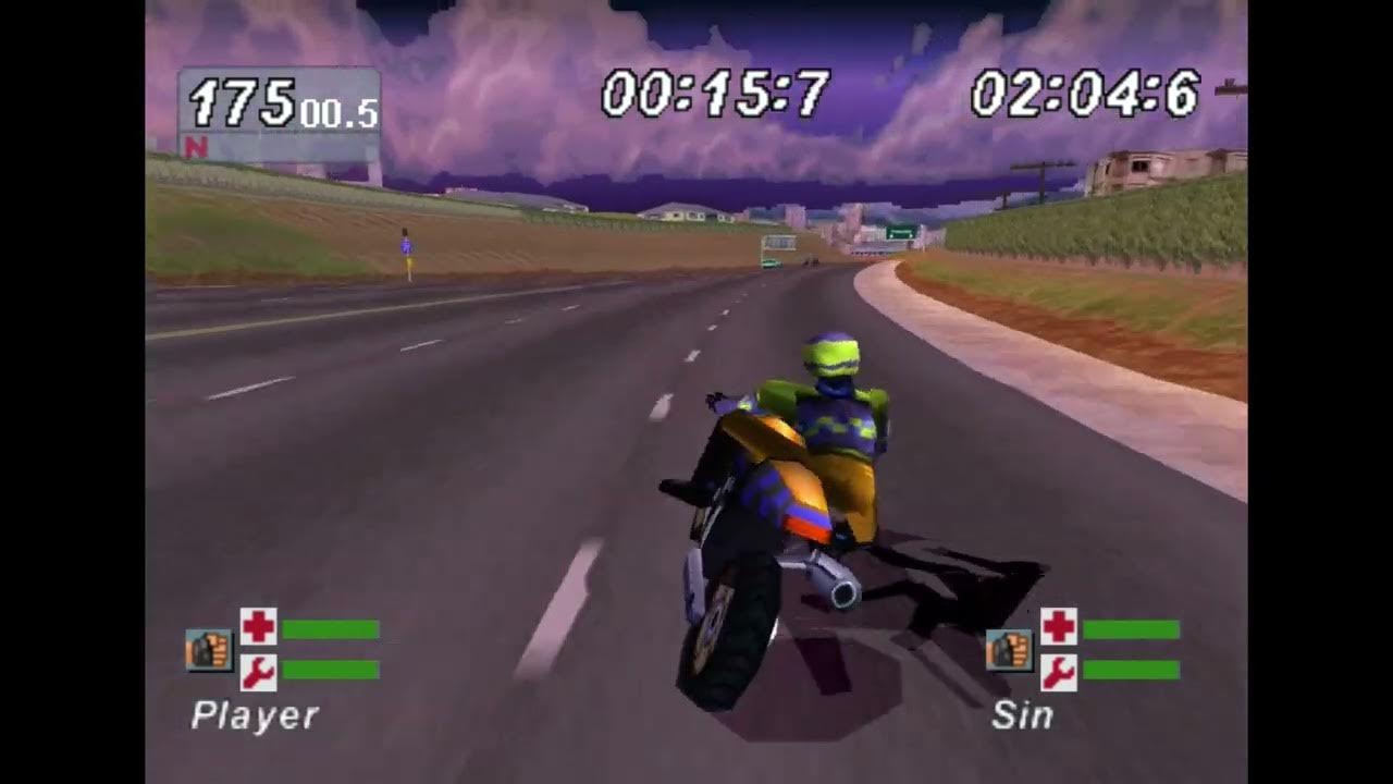 Road Rash Jailbreak PS1 Gameplay - YouTube