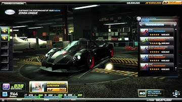 Need for Speed World: Pagani Zonda Cinque