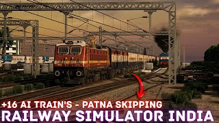 Railway Simulator India New Update Is Out 🙌 | 16+ AI Trains 💀 | Patna Jn Crossing 🗿| Public Date? screenshot 2