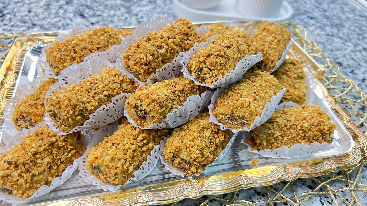 اكثر من 40 بدون بيض حلوة الزمن الجميل اصابع / حلقات الغرس معسلة تذوب فالفم طارت في نهارها بذوق خرافي