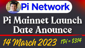 Boom 💥 Pi Mainnet Launch Date announce 14 March 2023 🤯🤩 1Pi Value = $314 🤑🎉#crypto#bitcoin#pinetwork