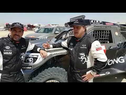 Óscar Fuertes y Diego Vallejo valoran su exitoso Dakar
