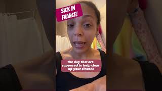 FRENCH PHARMACY | Feeling sick 🤢 #relatable #expatlife #france #frenchpharmacy #sick #cold