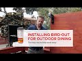 How to install the birdout aromatic bird repellent kit in outdoor areas  bird b gone