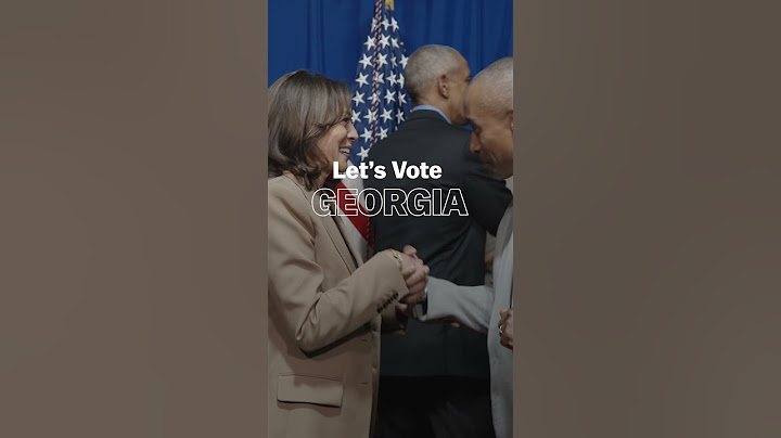 Georgia, every single vote makes a difference.