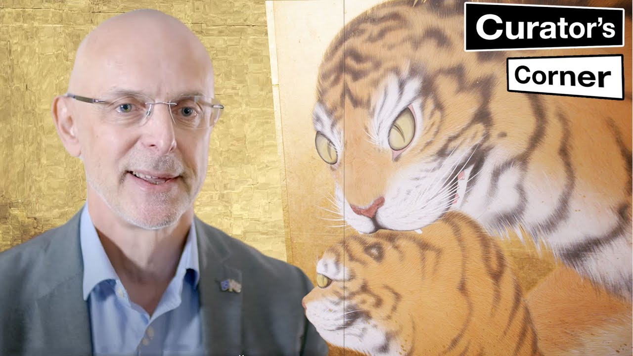 Why Japanese Tigers have Flat Heads: Screen Painting by